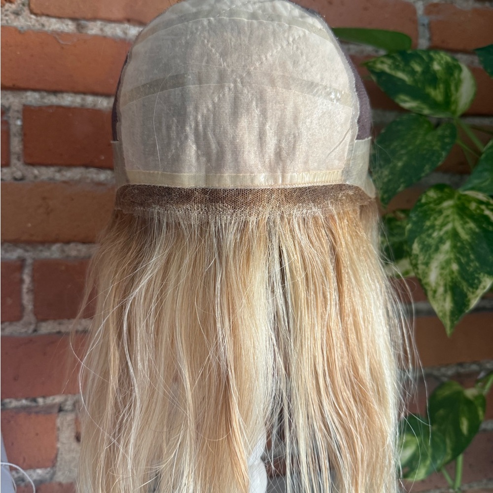 SAVOIR FAIRE Remy Human Hair Wig RAQUEL WELCH HandTied+Lace SS14/88 Golden Wheat - Picture 8 of 12